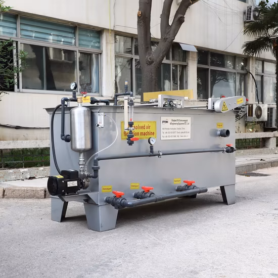 Venta caliente Dispositivo de eliminación de aceite de flotación por aire disuelto con la mejor tecnología