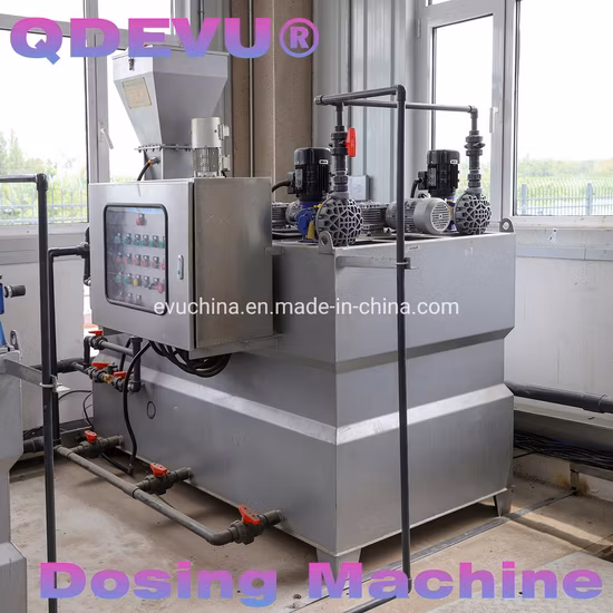 Dispositivo de dosificación química industrial del equipo de alimentación de la solución cuantitativa del polímero
